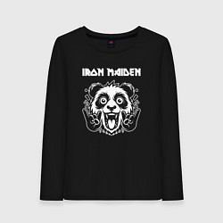 Женский лонгслив Iron Maiden rock panda