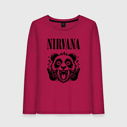 Женский лонгслив Nirvana - rock panda