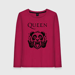 Женский лонгслив Queen - rock panda