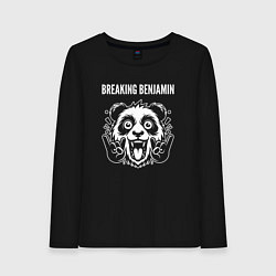 Женский лонгслив Breaking Benjamin rock panda