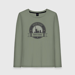 Женский лонгслив United States New York