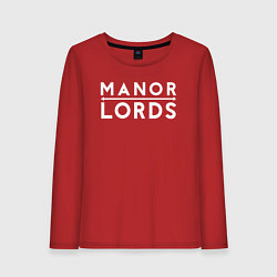 Женский лонгслив Manor lords logo