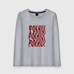 Женский лонгслив Завуалированный по*уй на английском