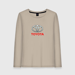 Женский лонгслив Toyota brend auto