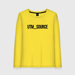 Женский лонгслив Utm source