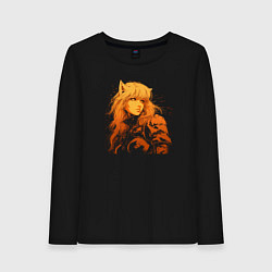 Женский лонгслив Боевая анимэ тян