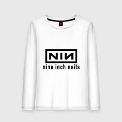 Женский лонгслив NIN: Nine inch nails