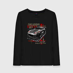 Женский лонгслив Rx7 Twin turbo