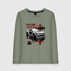 Женский лонгслив Skyline gtr34