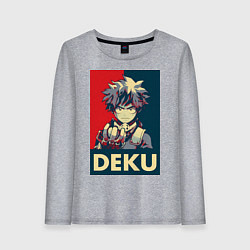 Женский лонгслив Моя геройская академия Идзуку Мидория герой