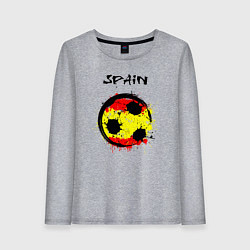 Женский лонгслив Football Spain