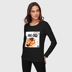 Лонгслив хлопковый женский Papa Roach - infest, цвет: черный — фото 2