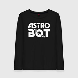 Женский лонгслив Astro bot logo