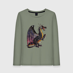 Женский лонгслив HOMM3 Black Dragon