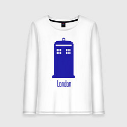 Женский лонгслив Tardis - London