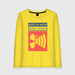 Женский лонгслив Depeche Mode - Music for the masses merch