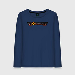 Женский лонгслив Stormgate logo