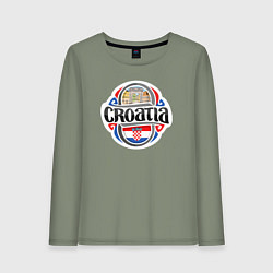 Женский лонгслив Croatia