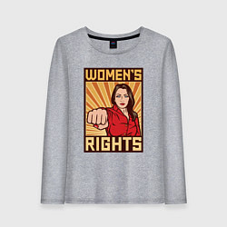 Женский лонгслив Права женщин