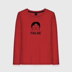 Женский лонгслив Dwight Kurt false - the office
