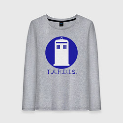 Женский лонгслив Blue tardis