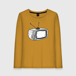 Женский лонгслив Retro TV