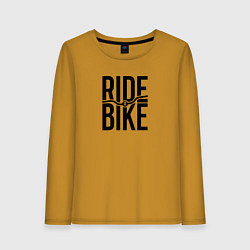 Женский лонгслив Black ride bike