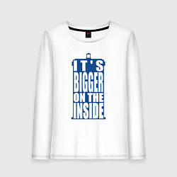 Женский лонгслив Its bigger on the inside