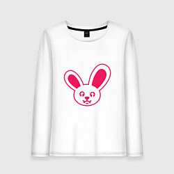 Женский лонгслив Токсичный заяц