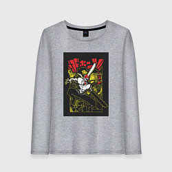 Женский лонгслив Человек-бензопила Денджи воплощение демона