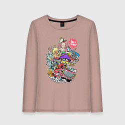 Женский лонгслив Делай всё по-своему