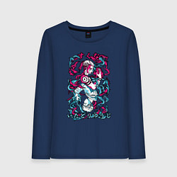 Женский лонгслив Магическая битва Итадори х Сукуна неон