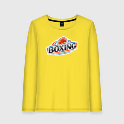 Женский лонгслив Boxing team