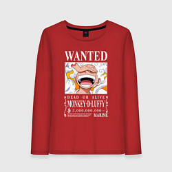 Женский лонгслив Monkey D Luffy - wanted