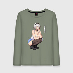 Женский лонгслив Современная 2b - Nier automata