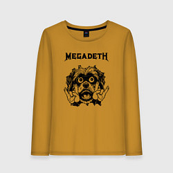 Женский лонгслив Megadeth - rock dog