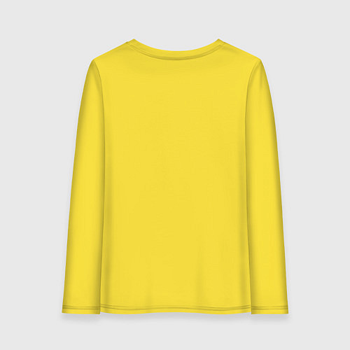 Женский лонгслив 1 сентября снова в школу снова в шоке / Желтый – фото 2