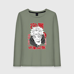 Женский лонгслив Магическая битва Итадори Itadori