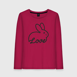 Женский лонгслив Bunny lover