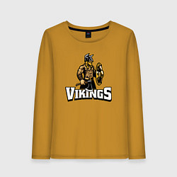 Женский лонгслив Vikings team