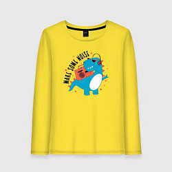 Женский лонгслив Давай-ка пошумим