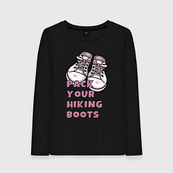 Женский лонгслив Pink boots