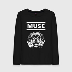 Женский лонгслив Muse rock dog