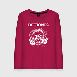 Женский лонгслив Deftones rock dog