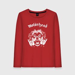 Женский лонгслив Motorhead rock dog