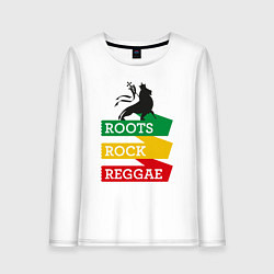 Женский лонгслив Корни регги