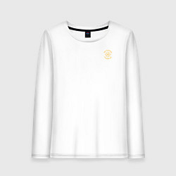 Женский лонгслив Мы русские с нами Бог Ника желтая с Николаем 2 для