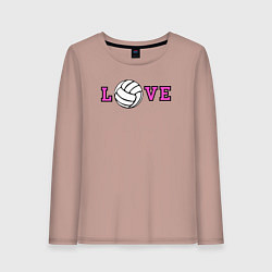 Женский лонгслив Love volley