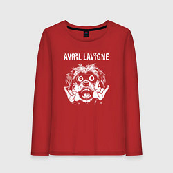 Женский лонгслив Avril Lavigne rock dog