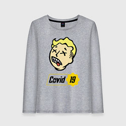 Женский лонгслив Vault boy - covid 19